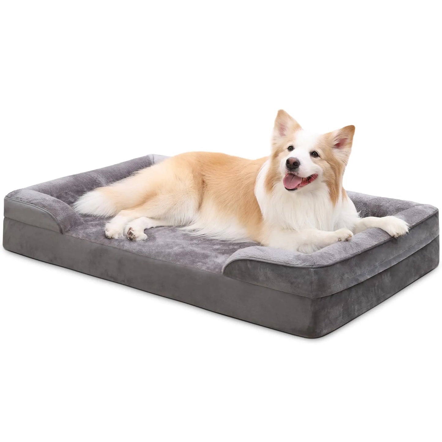 Washable orthopedic bed for dogs